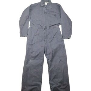 VTG Workrite Ultrasoft Coveralls  Michael Myers Halloween 56 L USA Made Grunge